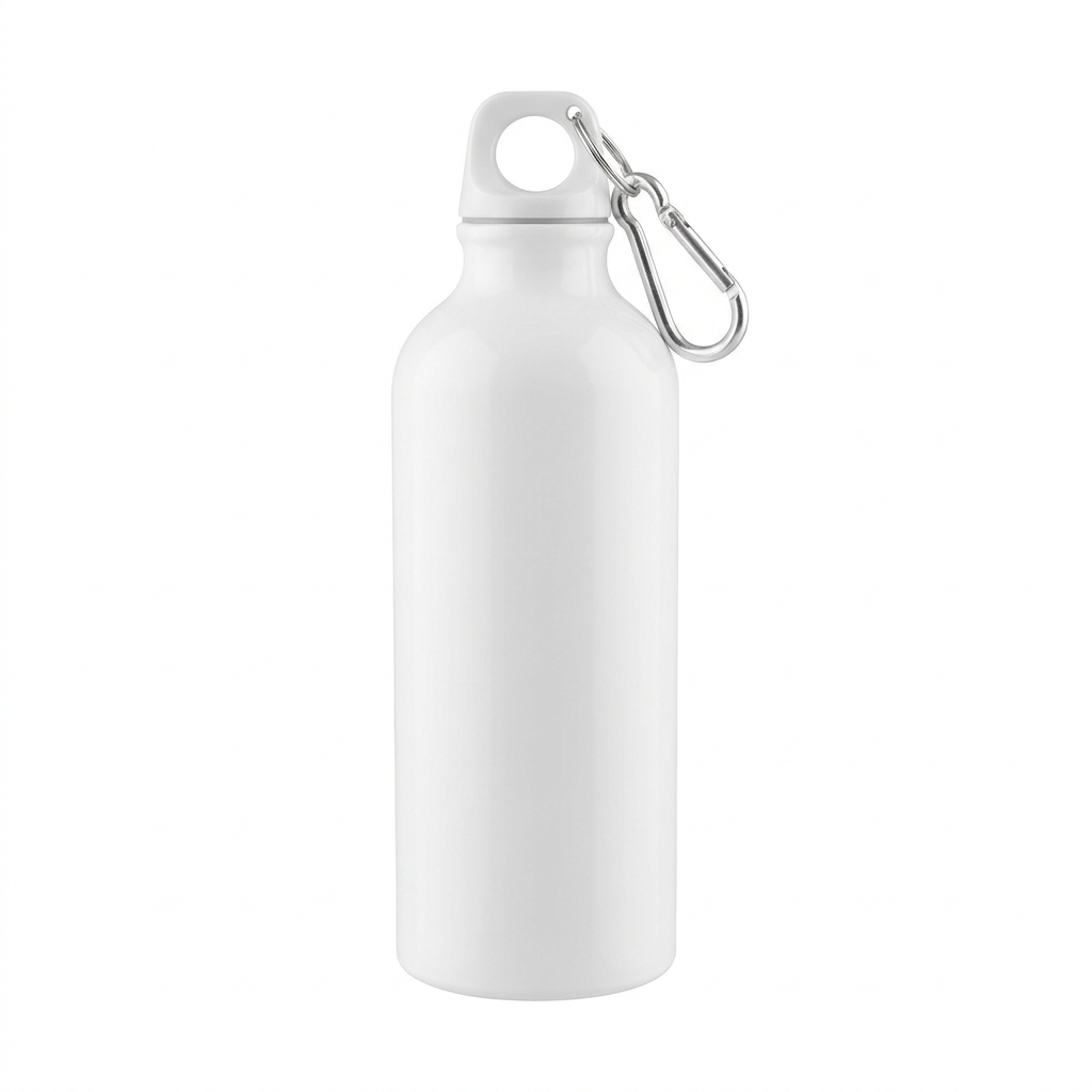 Botella deportiva personalizada — Blanco