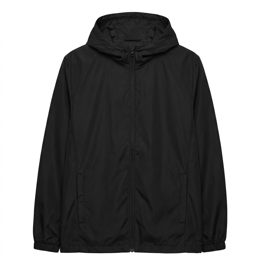 Chaqueta Rompevientos Clover — Negro