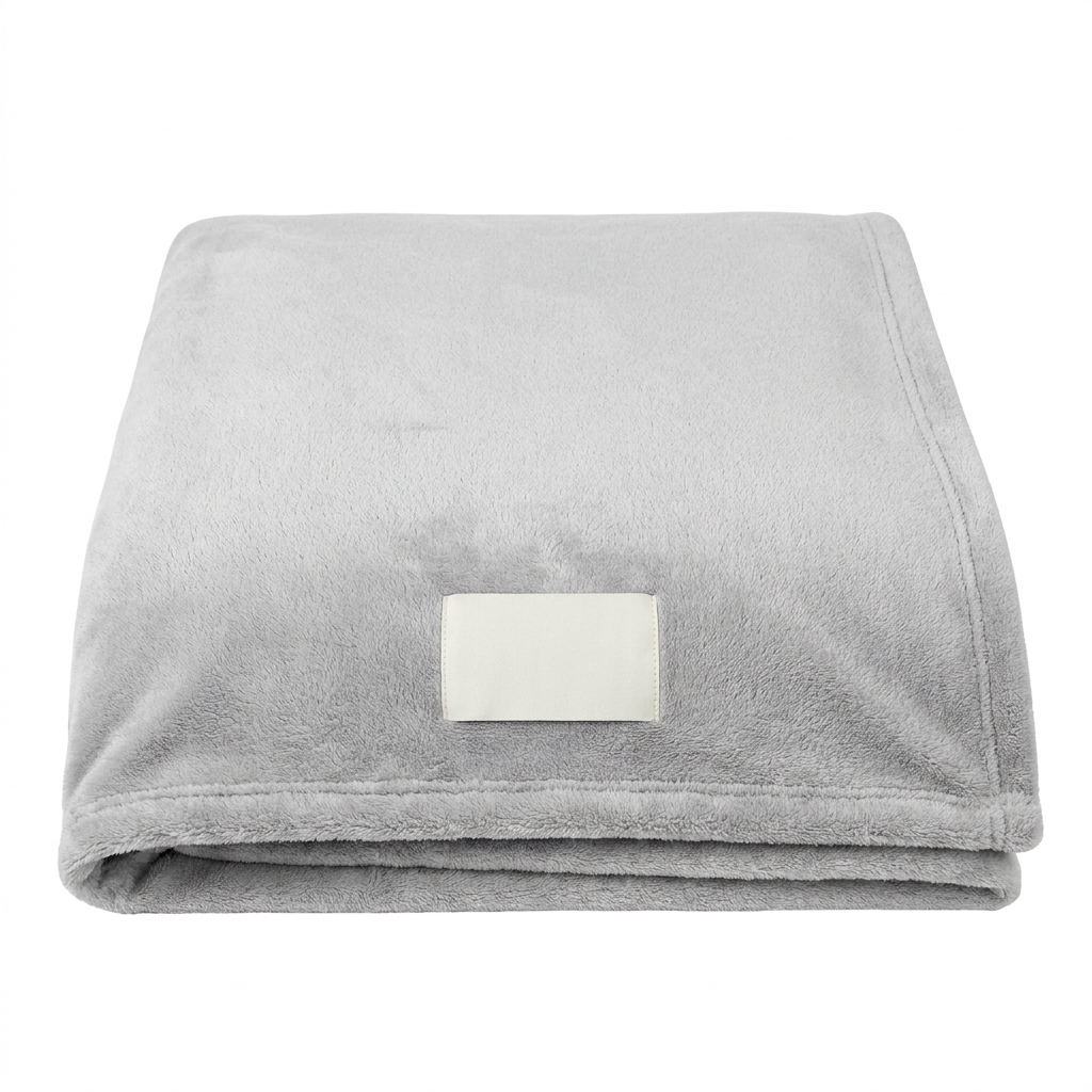 Cobija polar personalizada — Gris