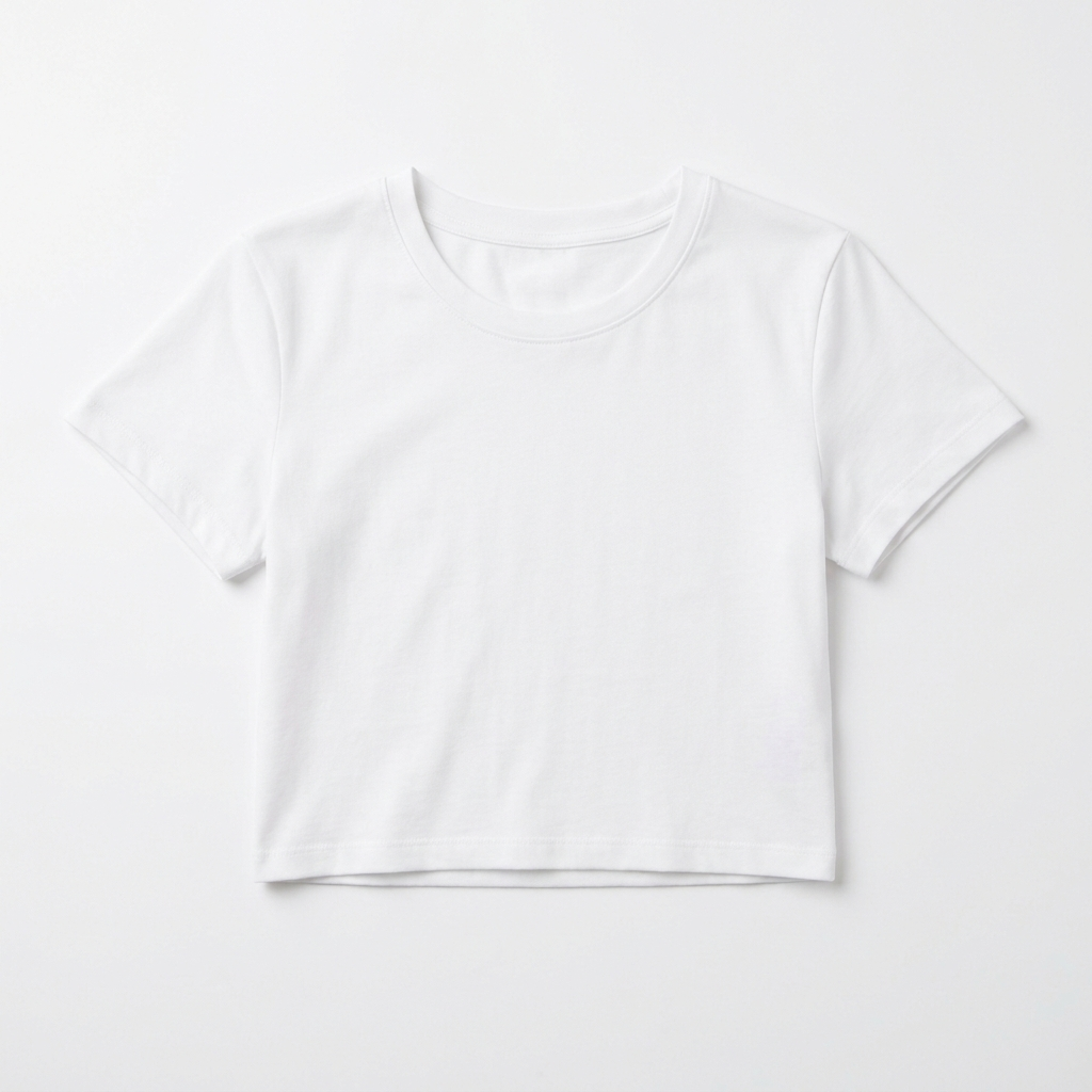 Crop Top Clover — Blanco