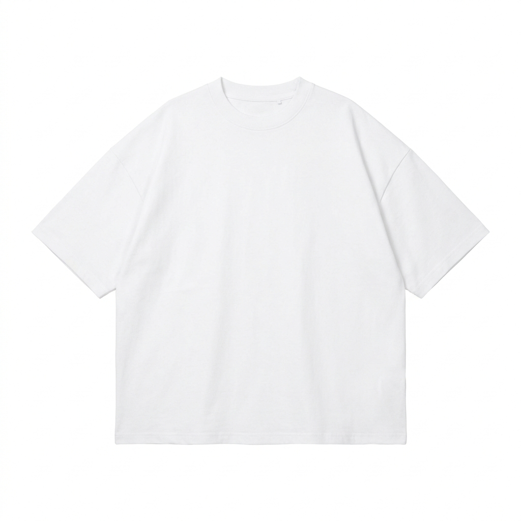 Camiseta Oversize Clover — Blanco