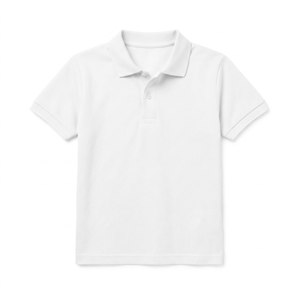 Polo Niño Clover — Blanco