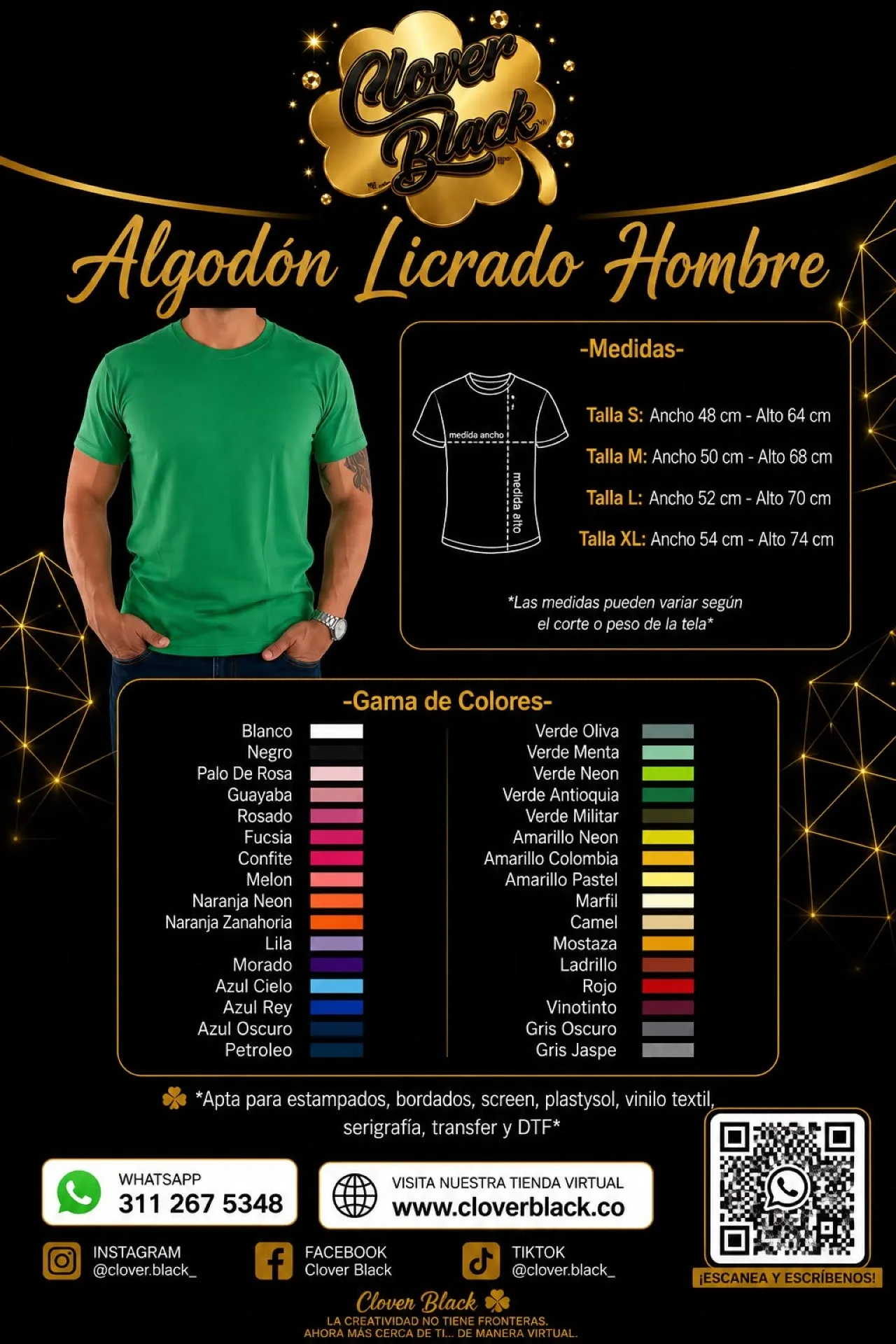 Tallaje Hombre 