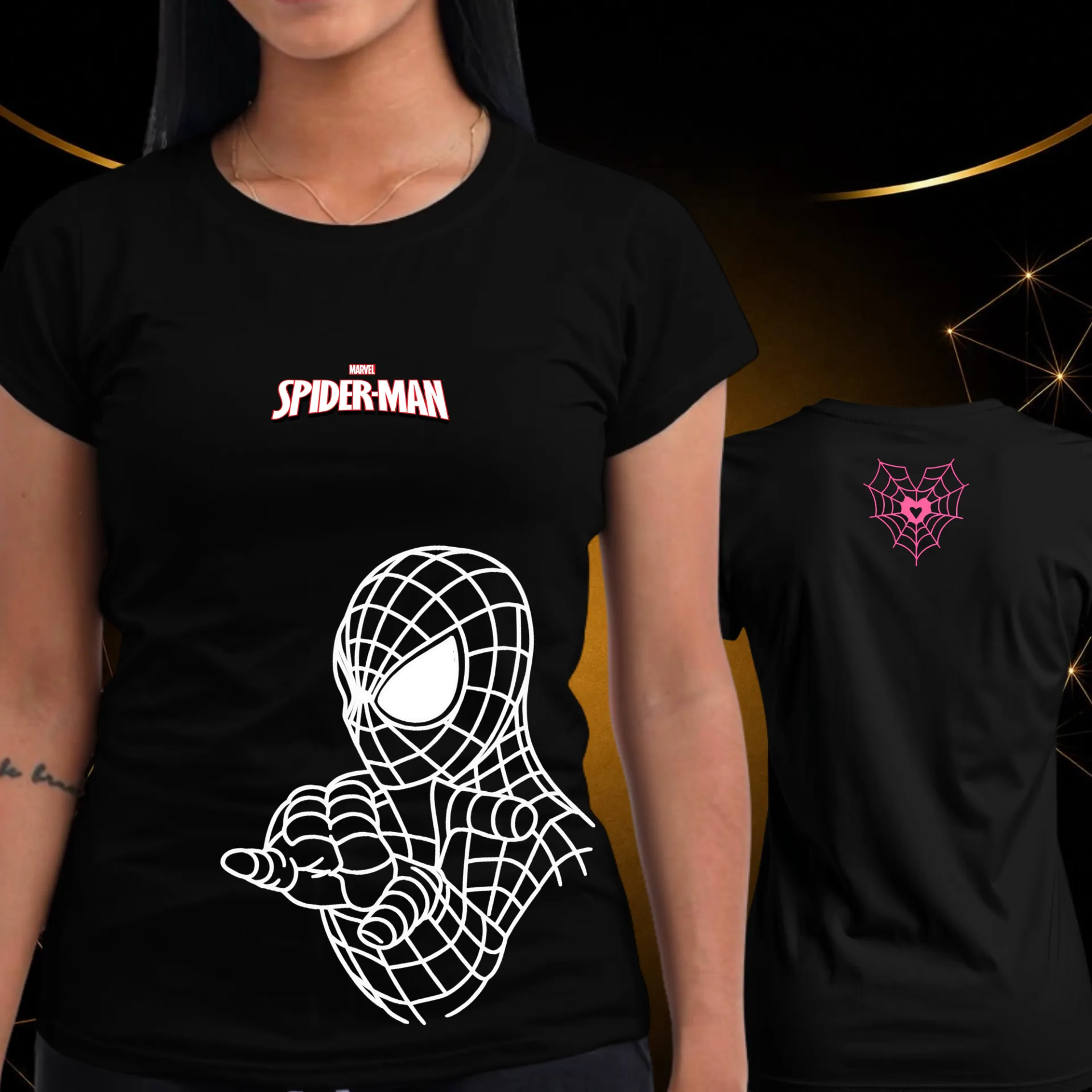 Camiseta Spiderman Mujer