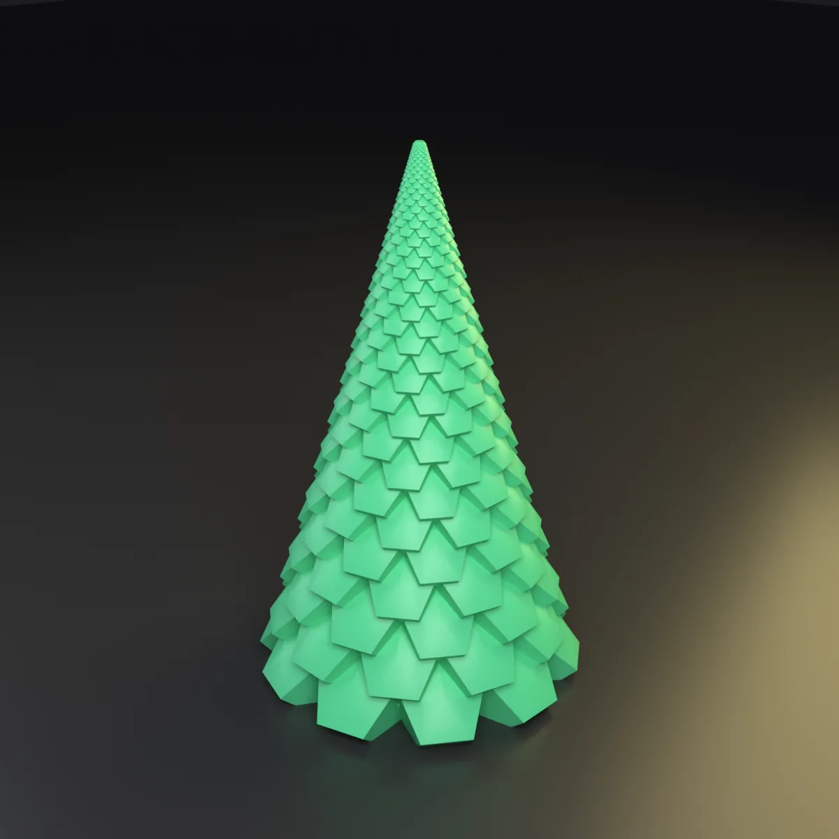 Árbol con luz