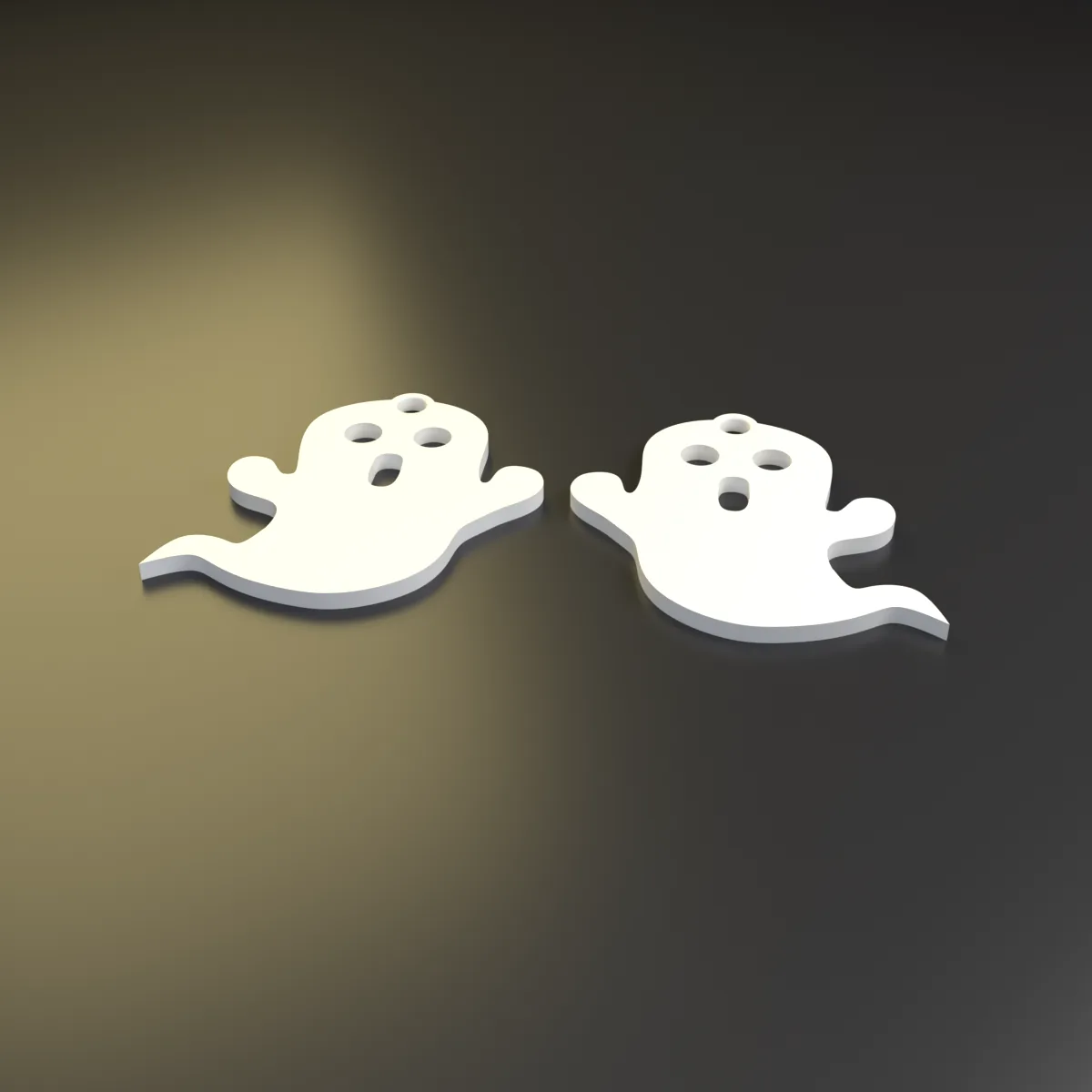 Aretes de fantasma — otro ángulo