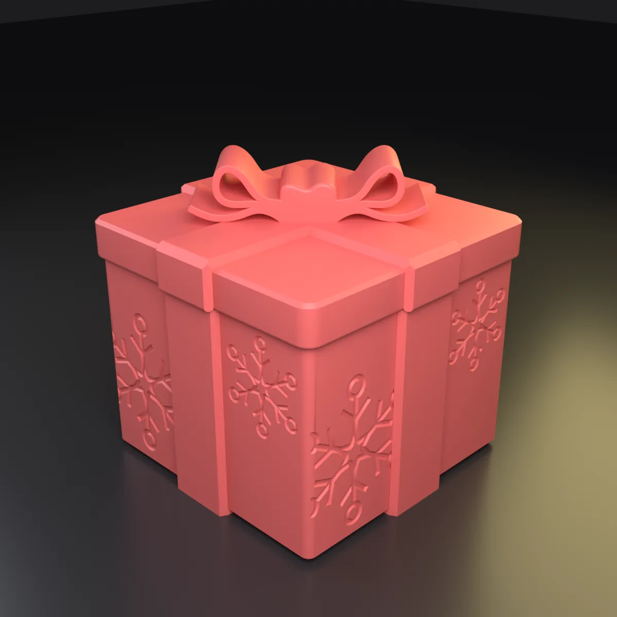 Caja de regalo con moño