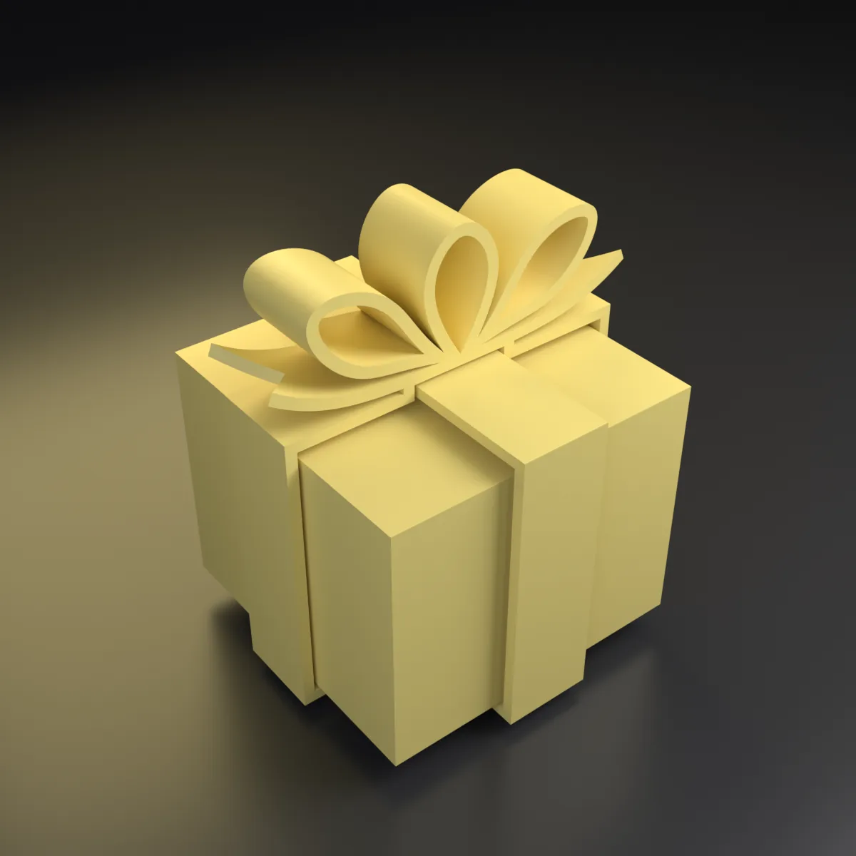 Cajita de regalo — otro ángulo