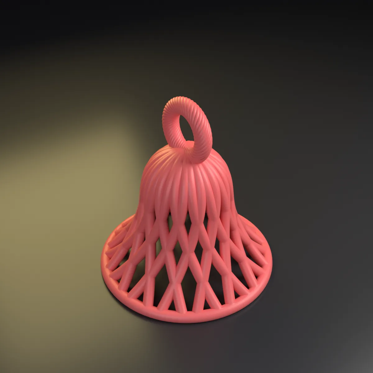 Campana de Navidad — otro ángulo