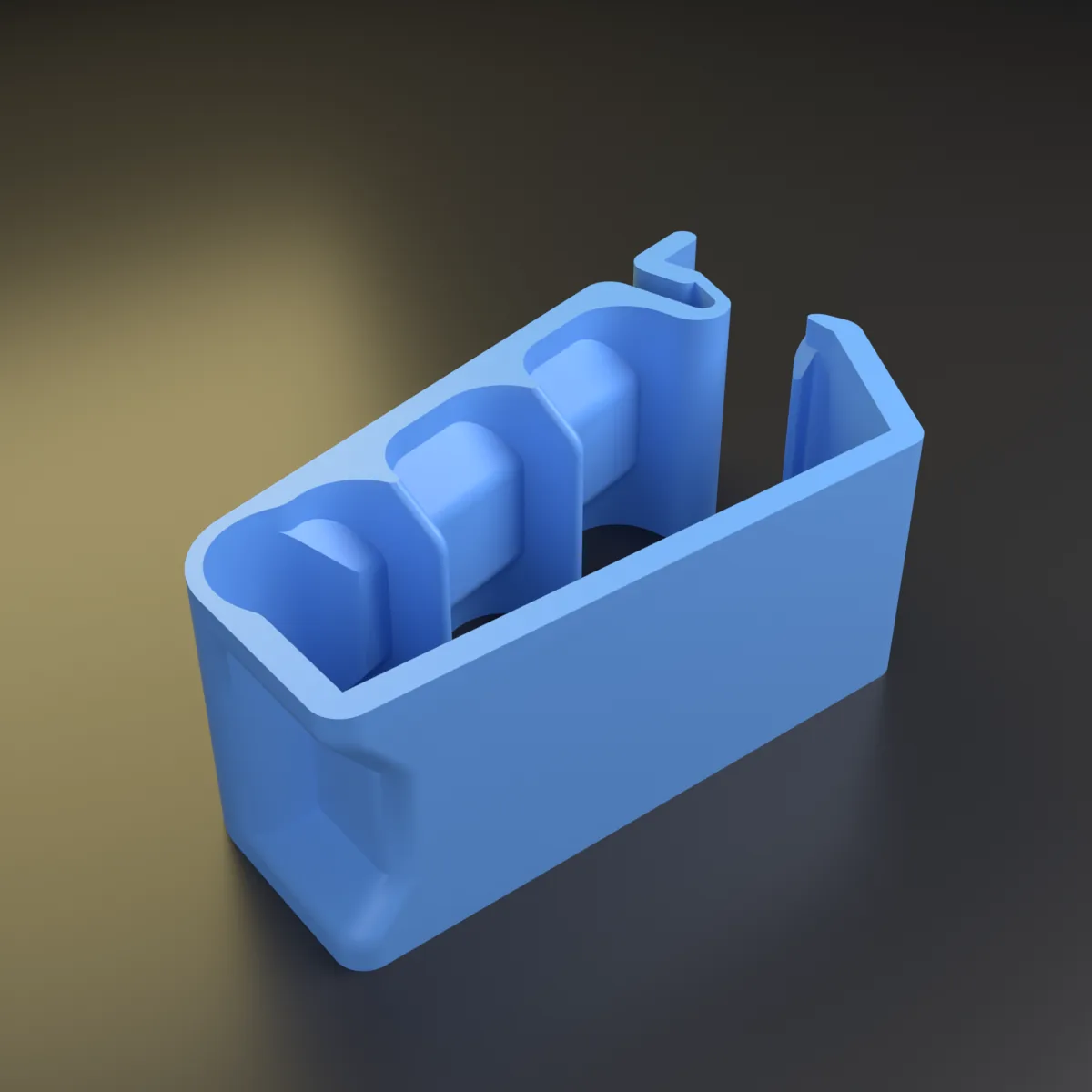 Clips para cables con seguro (juego de 5) — otro ángulo