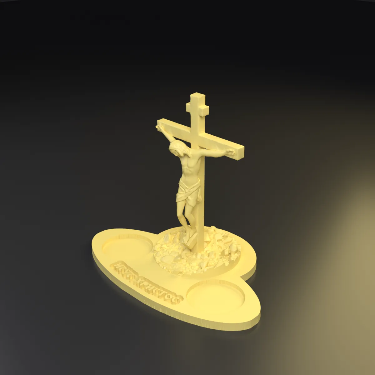 Crucifijo de mesa