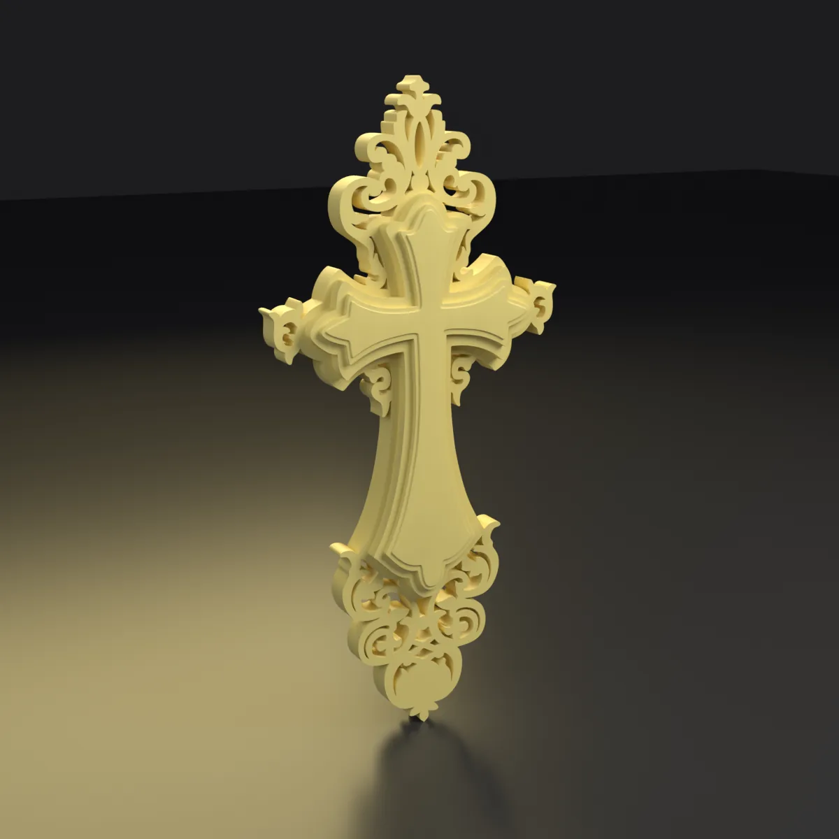 Cruz cristiana — otro ángulo