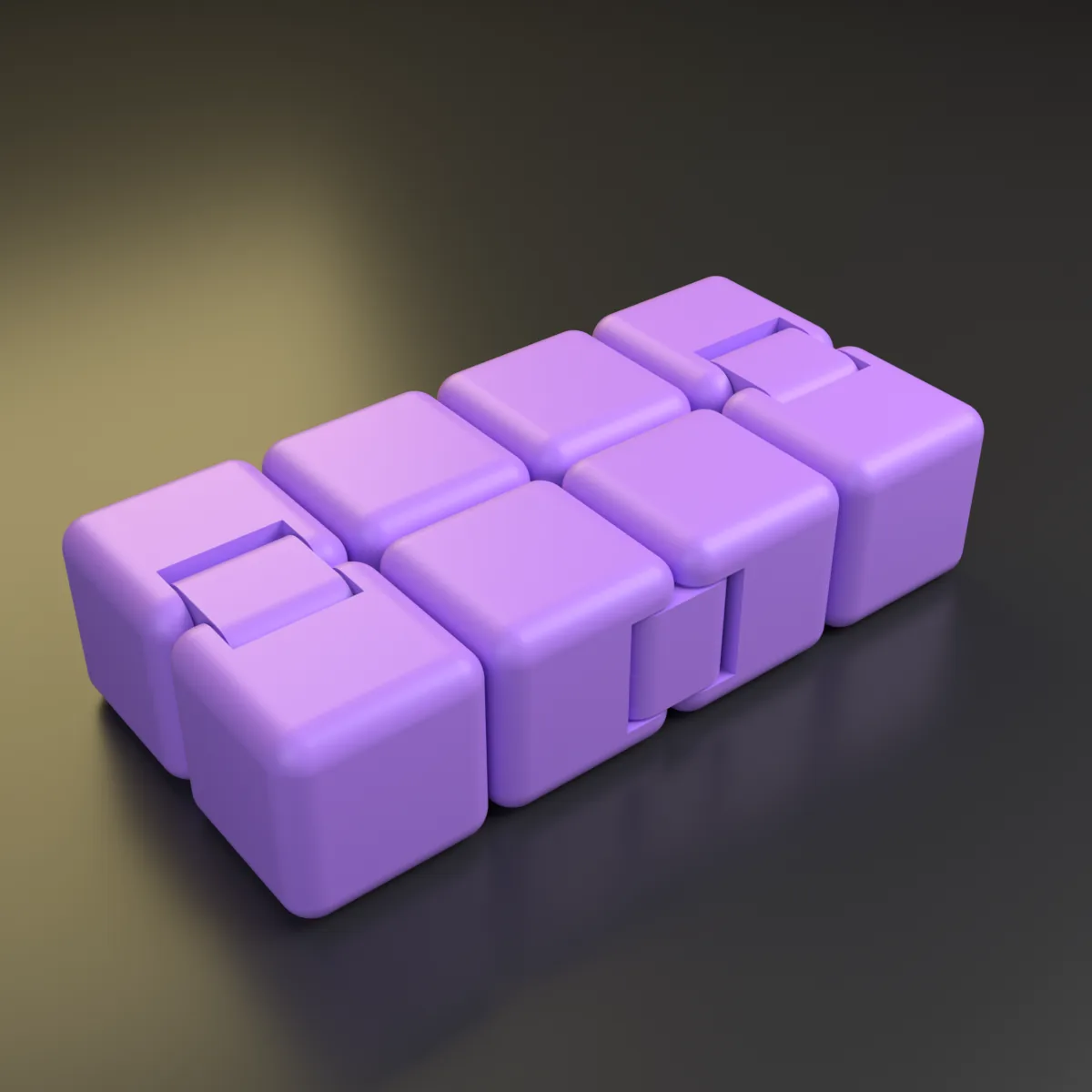 Cubo infinito fidget — otro ángulo