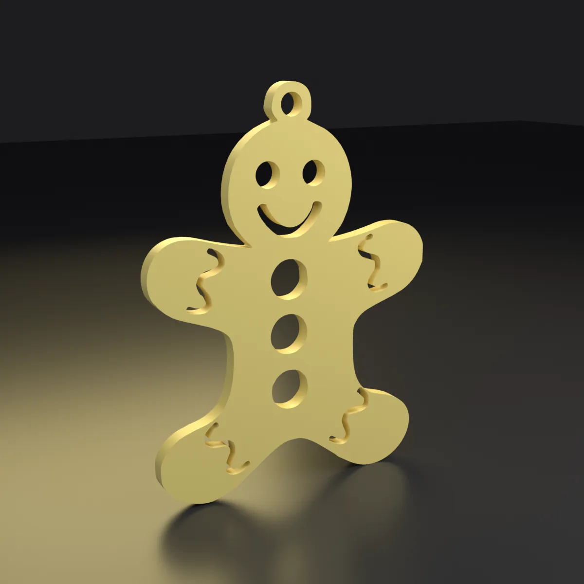 Galleta de jengibre — otro ángulo