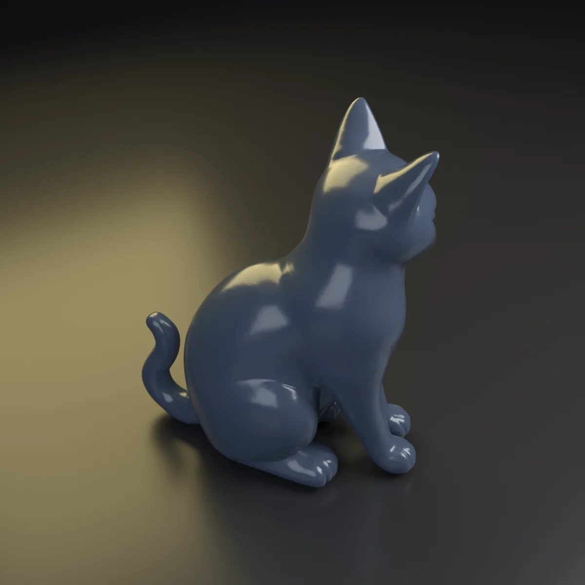 Gato moderno — otro ángulo