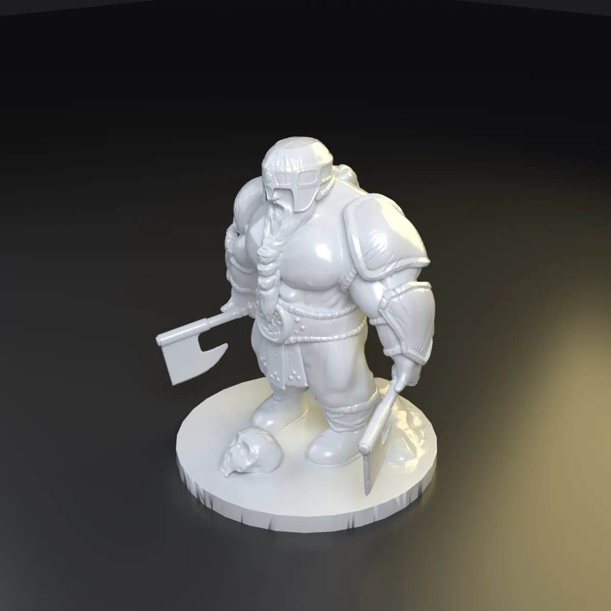 Miniatura de enano guerrero