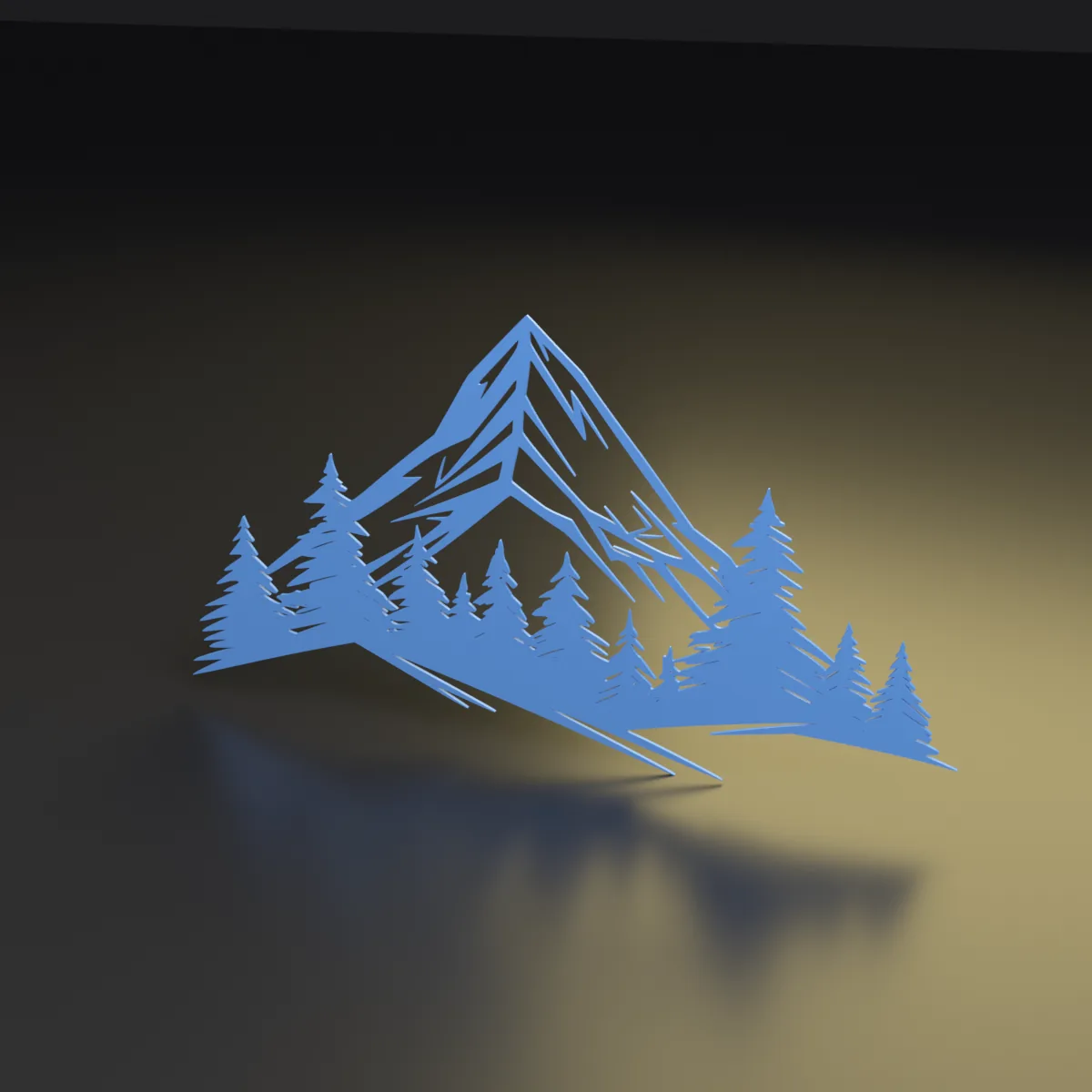 Montañas minimalistas