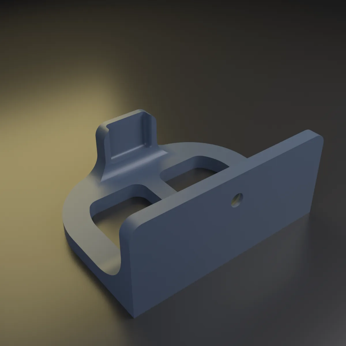 Soporte de pared para control de consola — otro ángulo