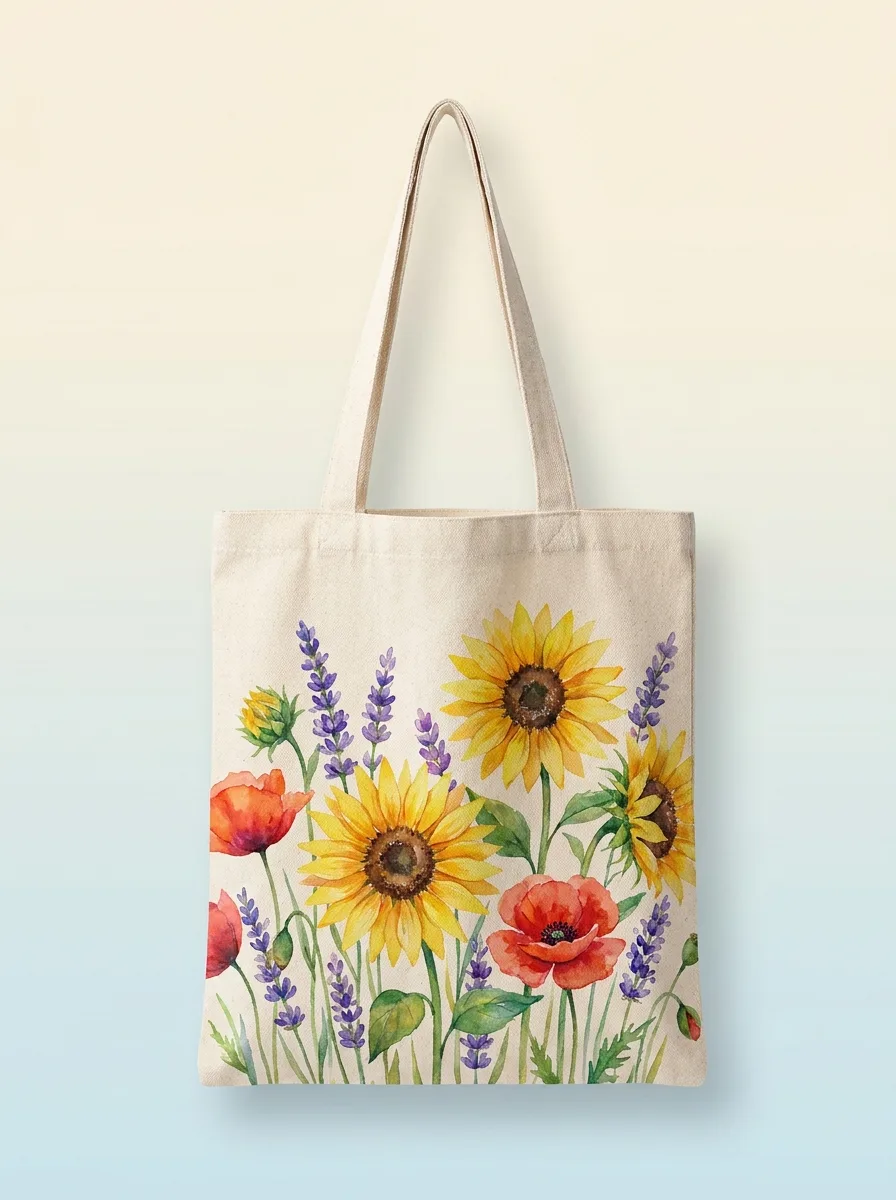 Tote Bag Flores Silvestres