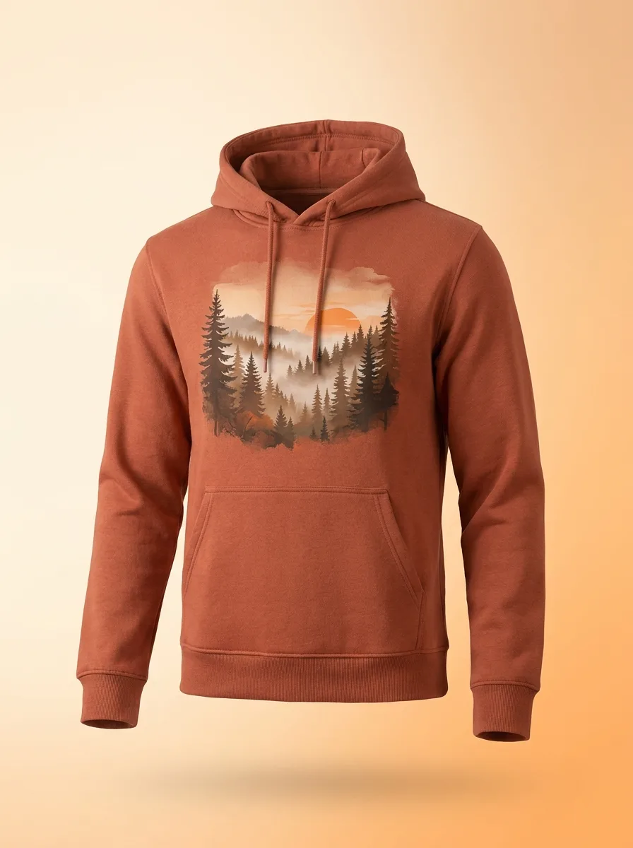 Hoodie Bosque al Amanecer