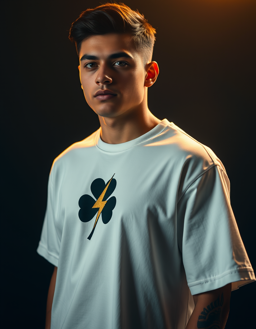 Camiseta Relámpago Blanca — Blanco