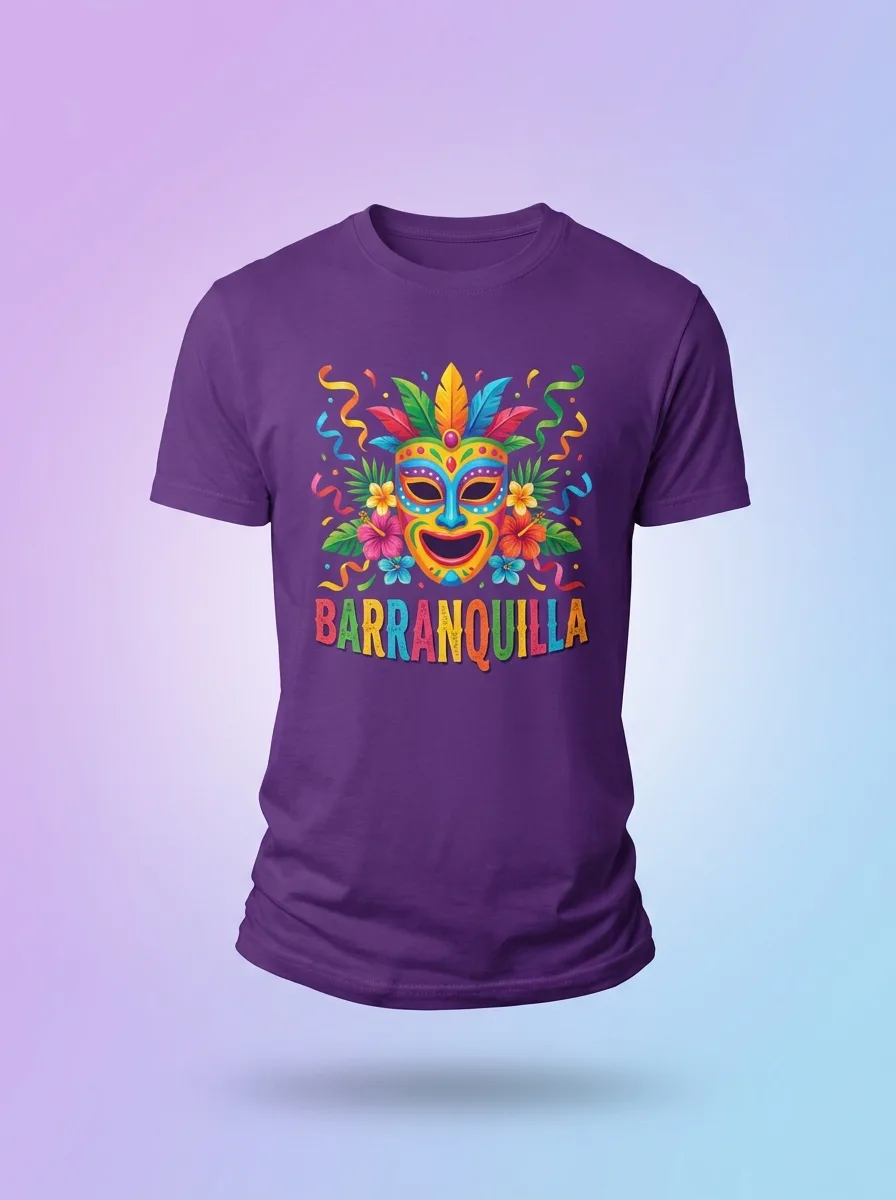 Camiseta BARRANQUILLA Carnaval