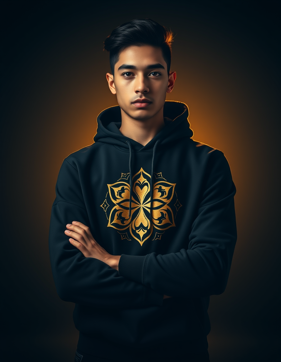 Hoodie Mandala — Blanco