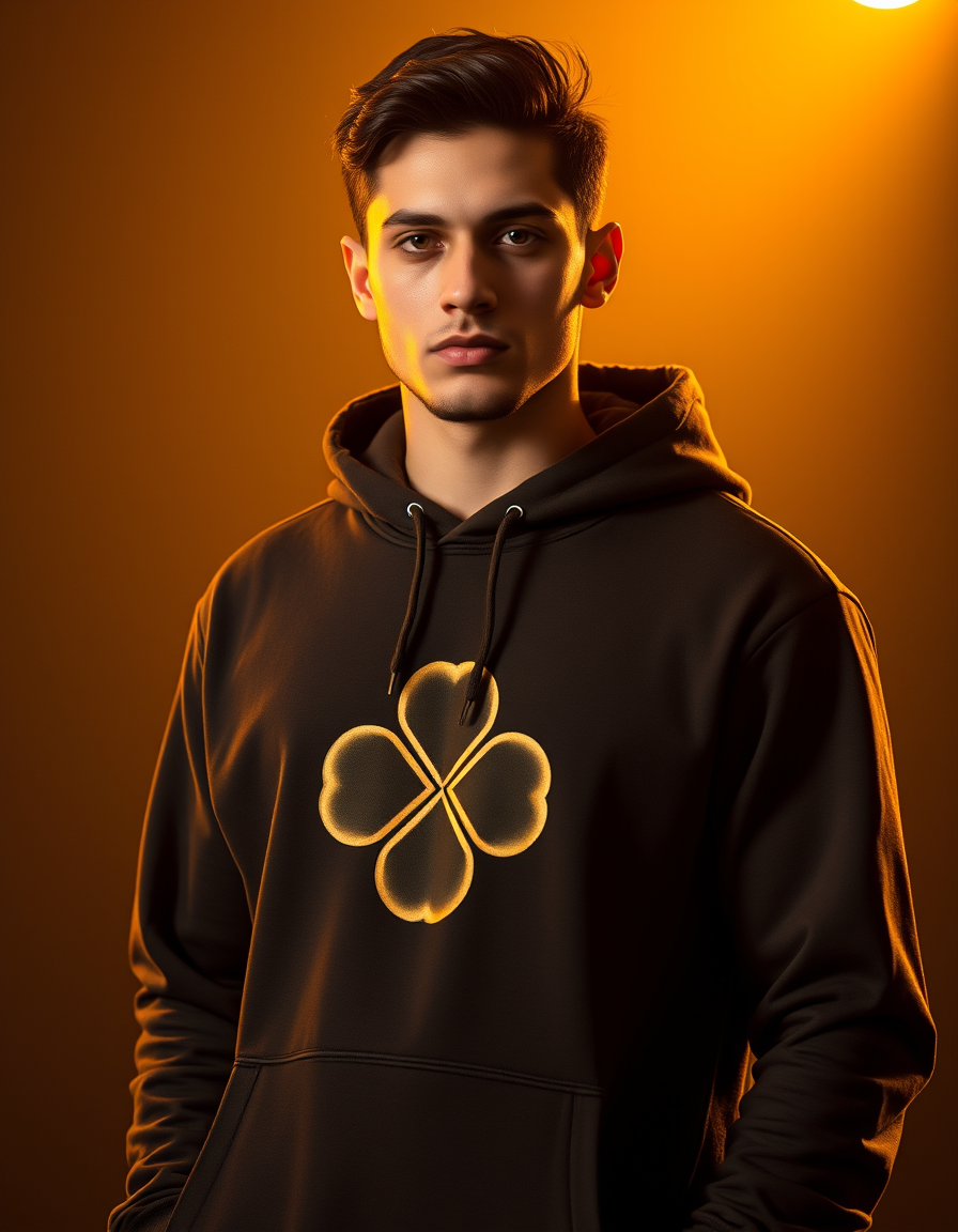 Hoodie Monograma — Blanco