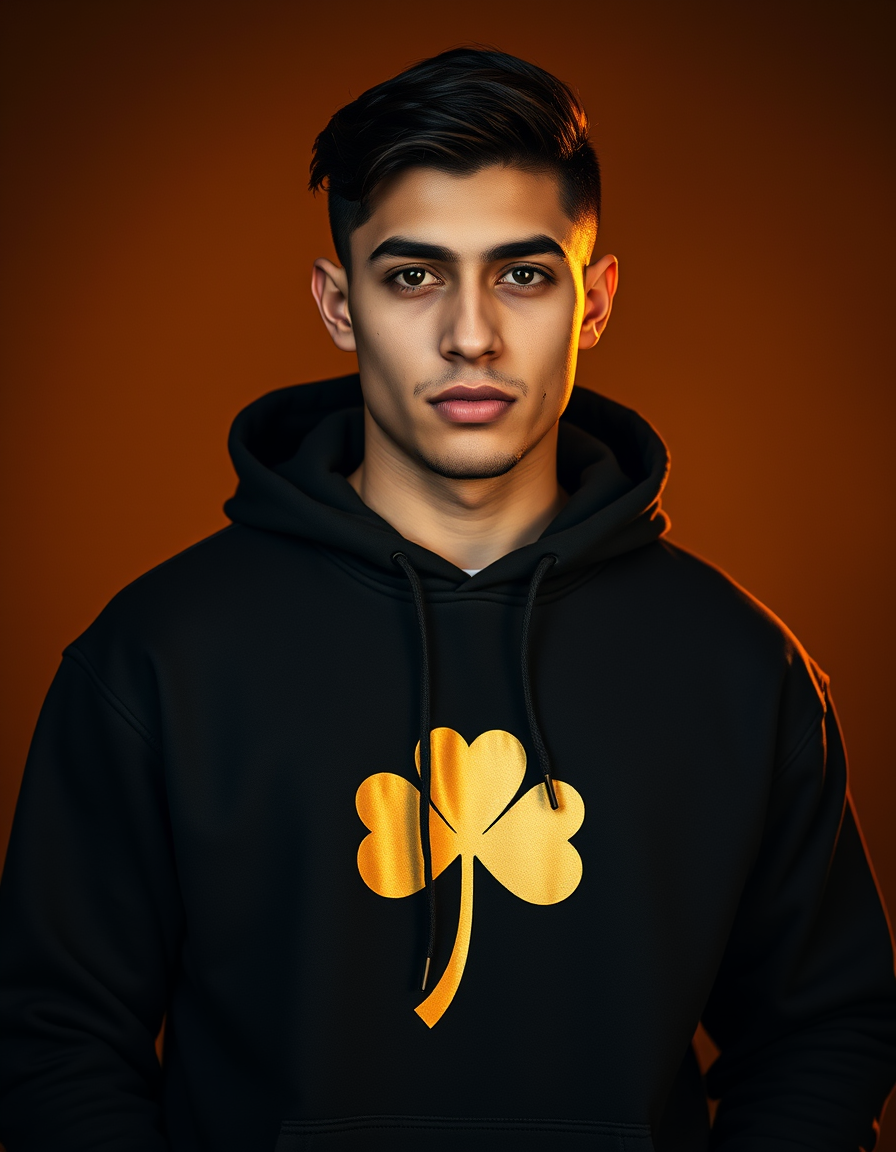 Hoodie Ola Dorada — Blanco