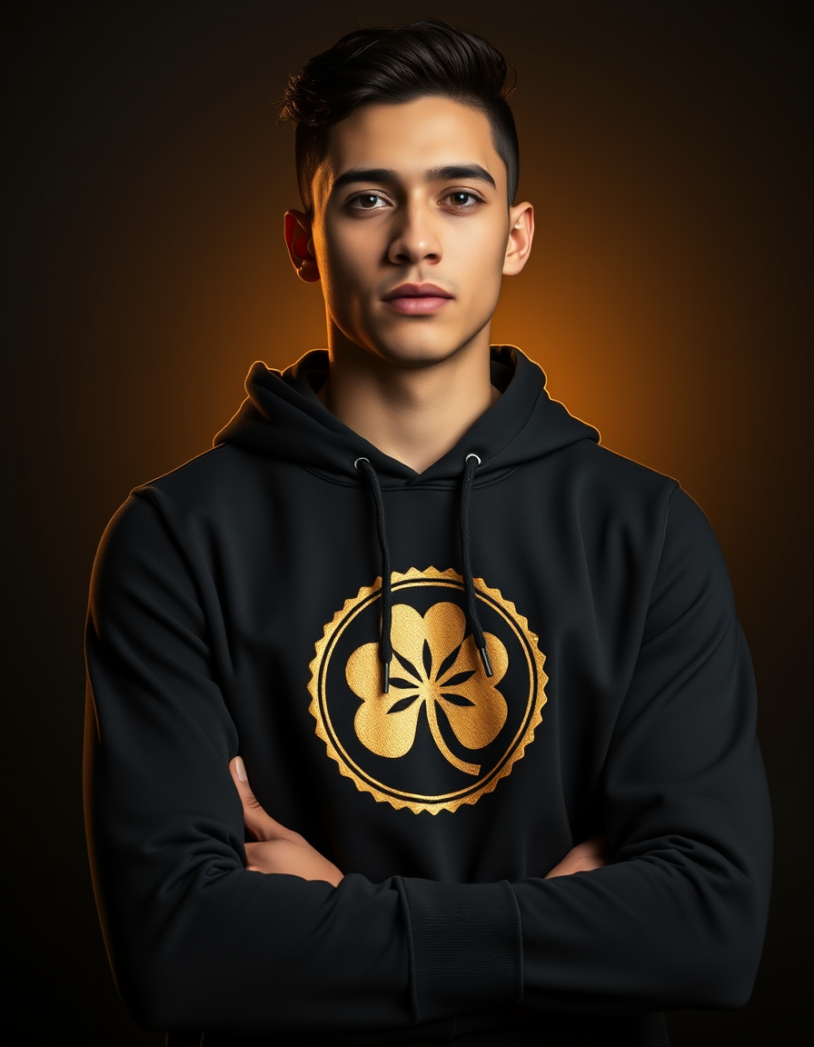 Hoodie Sello Clásico — Blanco