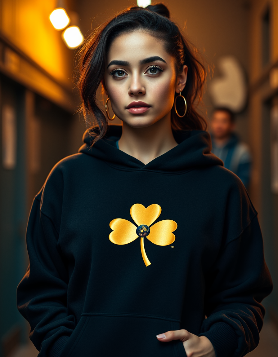 Hoodie Signature Trébol Cósmico