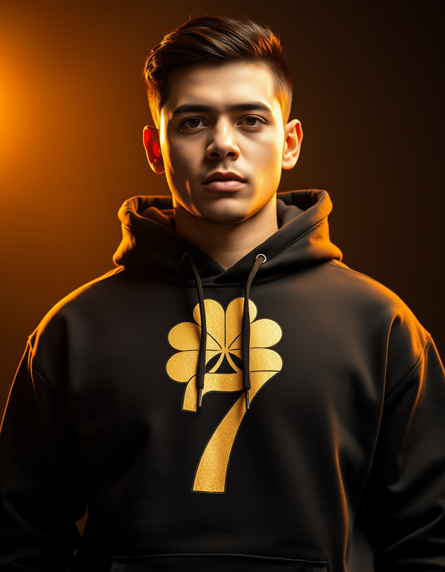 Hoodie Suerte 07 — Blanco