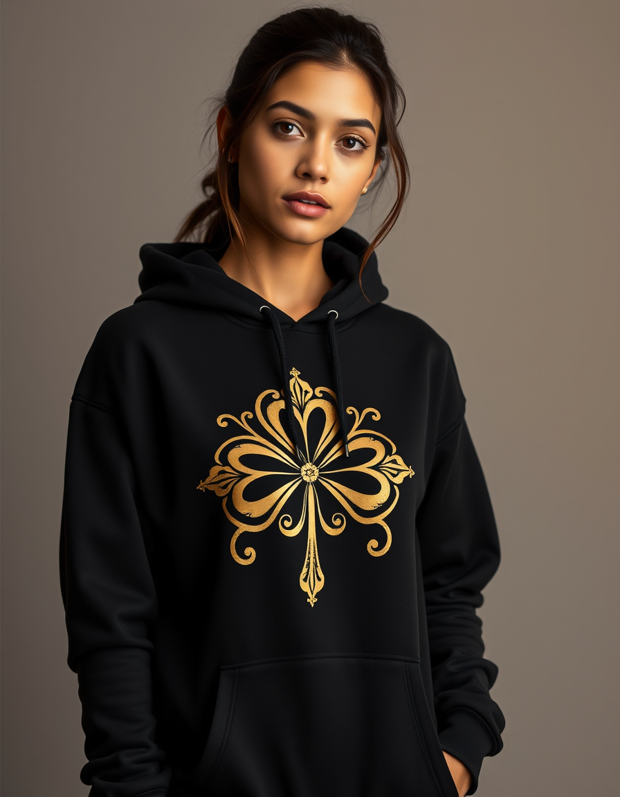 Hoodie Trébol Floral