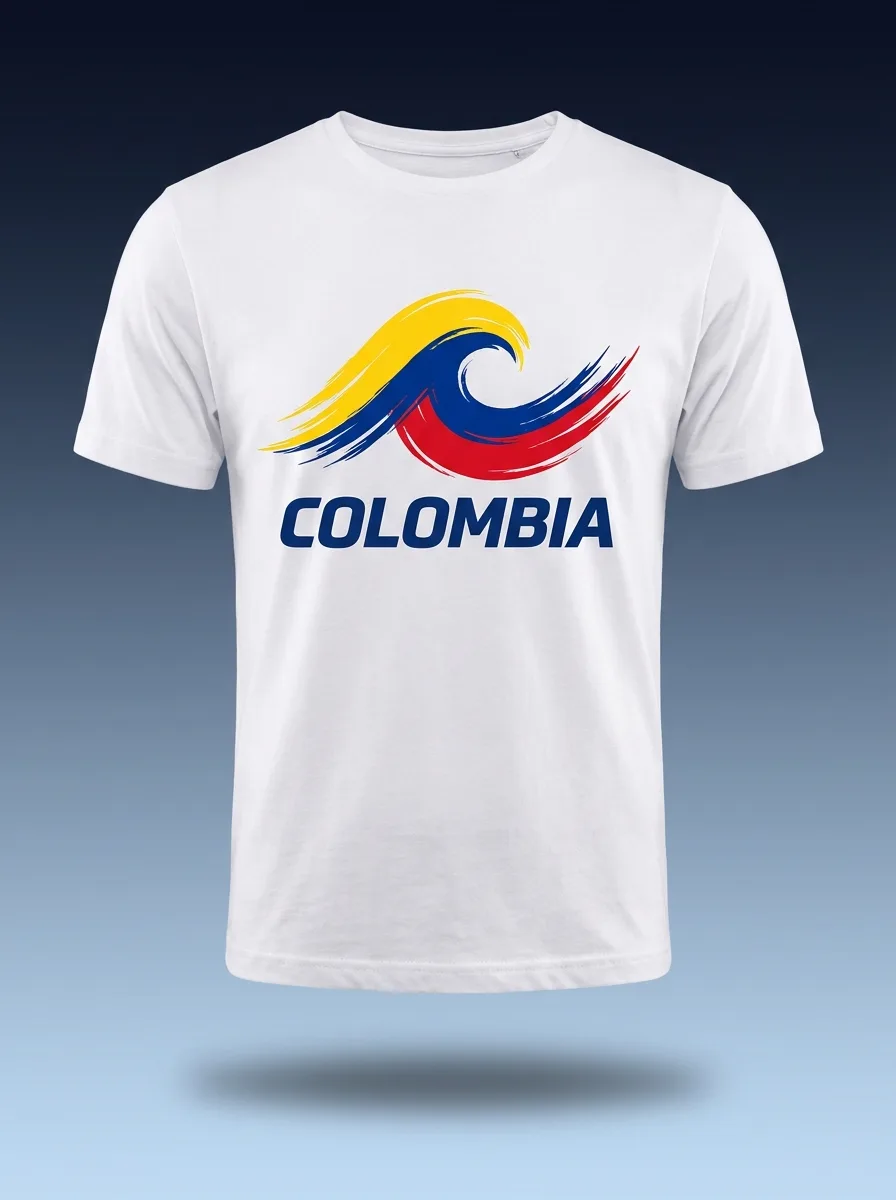 Camiseta Colombia Tricolor