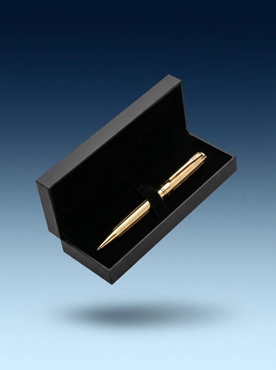Esfero Dorado en Estuche