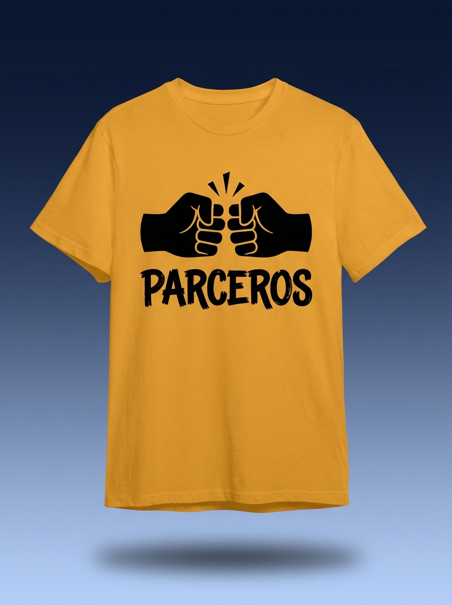 Camiseta Parceros — Blanco