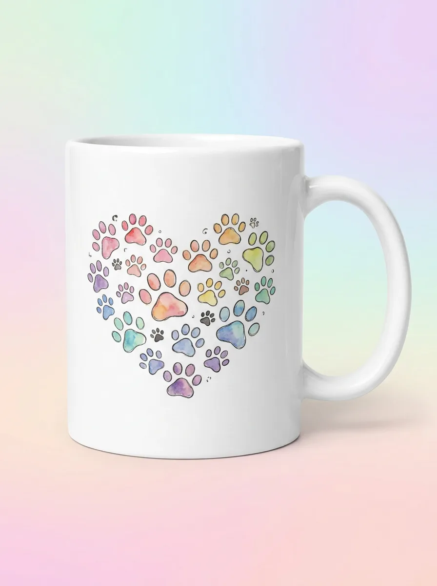 Mug Huellitas de Amor