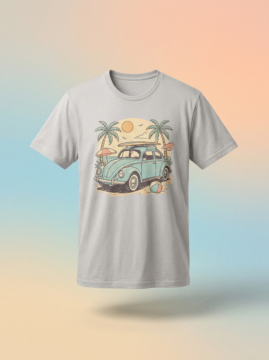 Camiseta Escarabajo Surfer