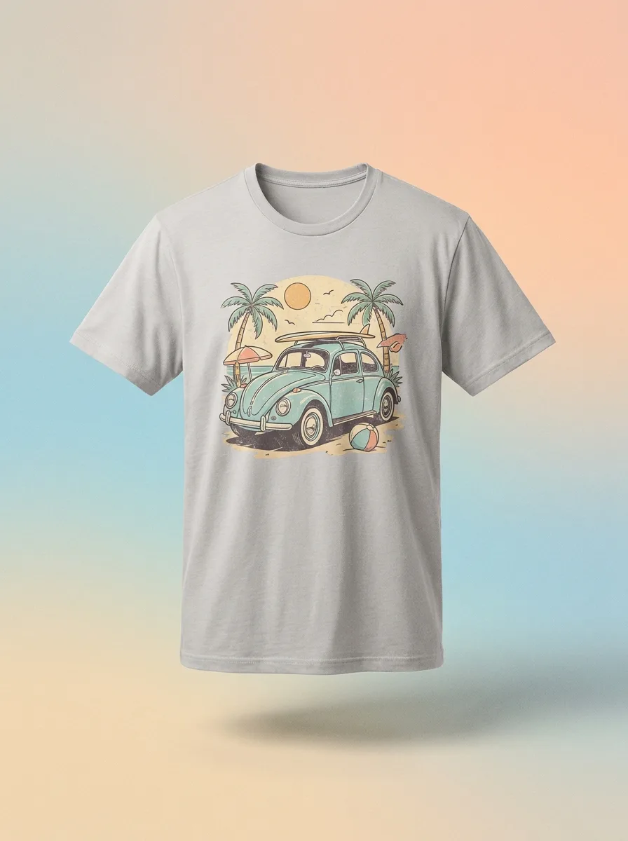 Camiseta Escarabajo Surfer