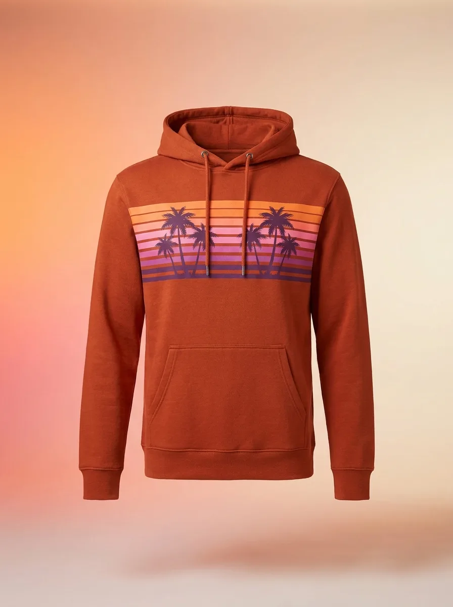Hoodie Sunset Synthwave