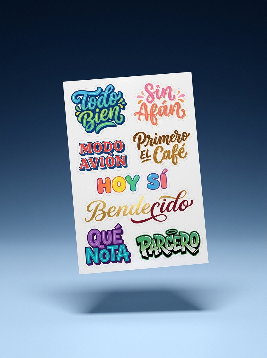 Pack Stickers Frases