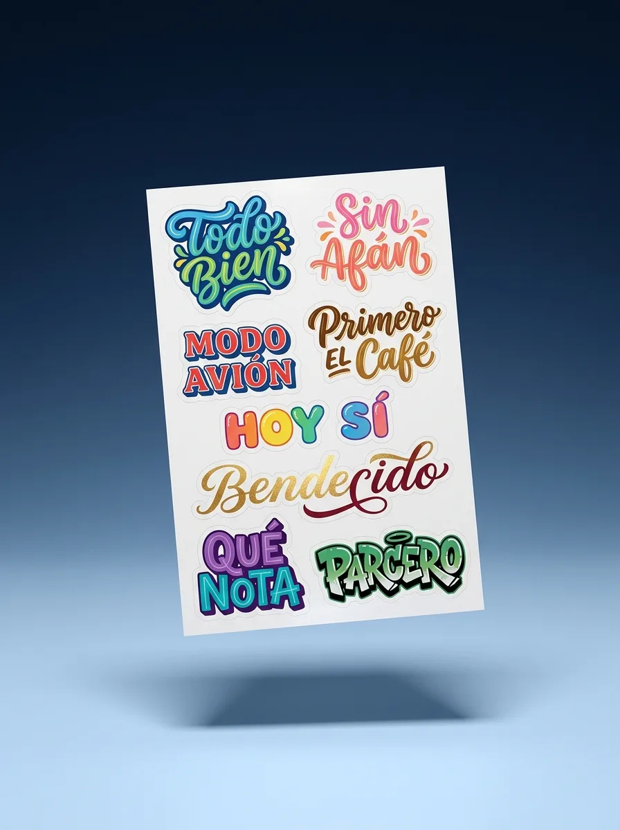 Pack Stickers Frases