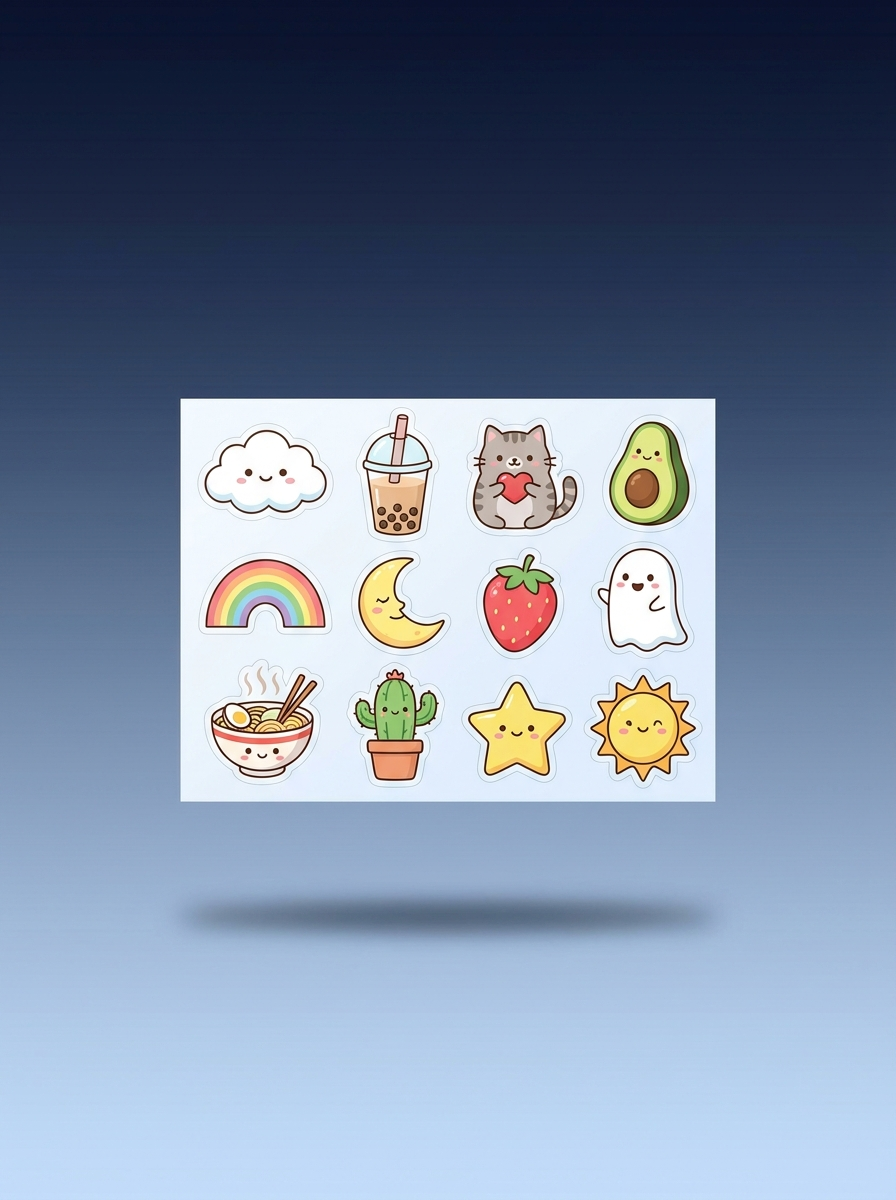 Pack Stickers Kawaii