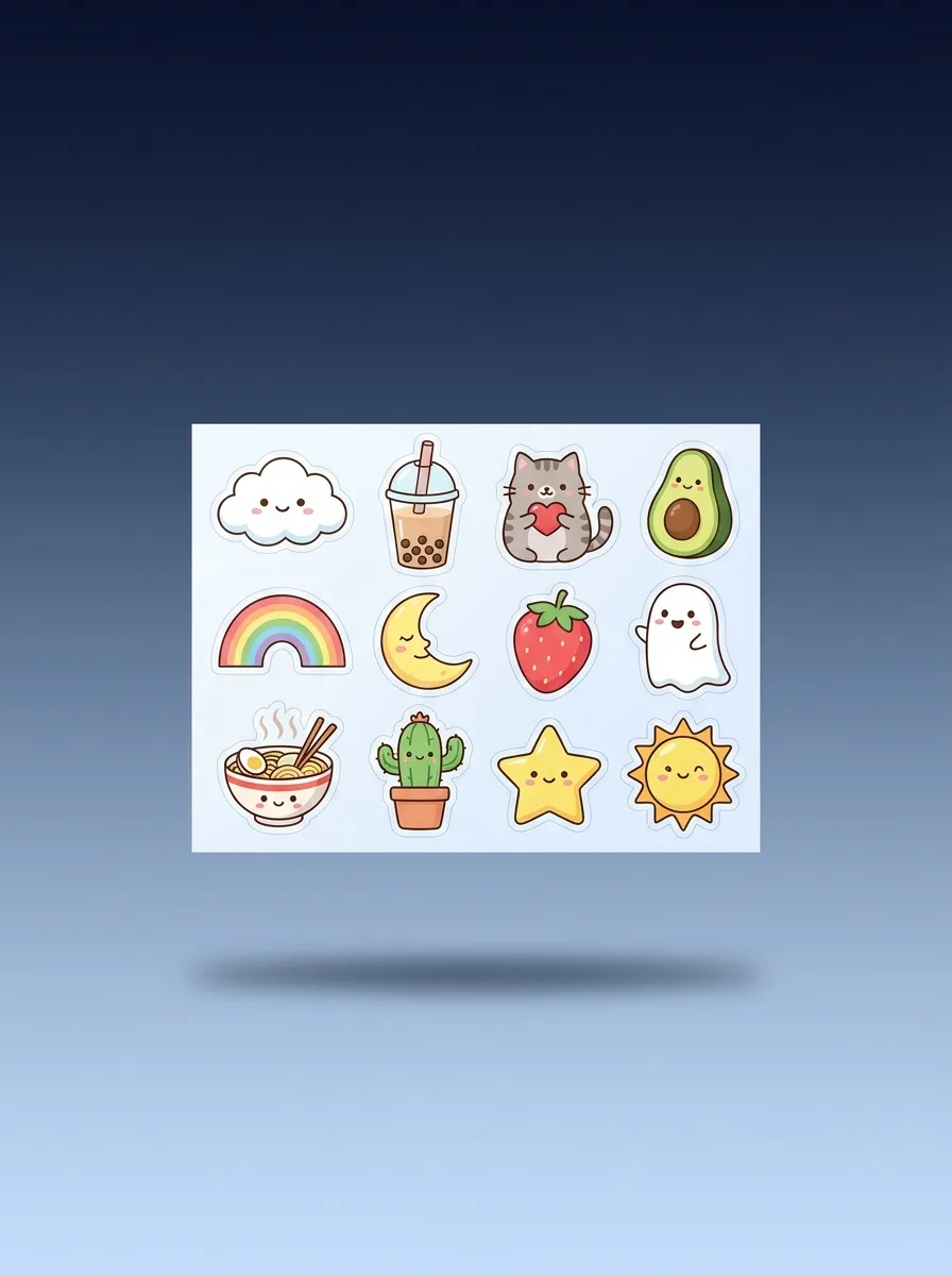 Pack Stickers Kawaii