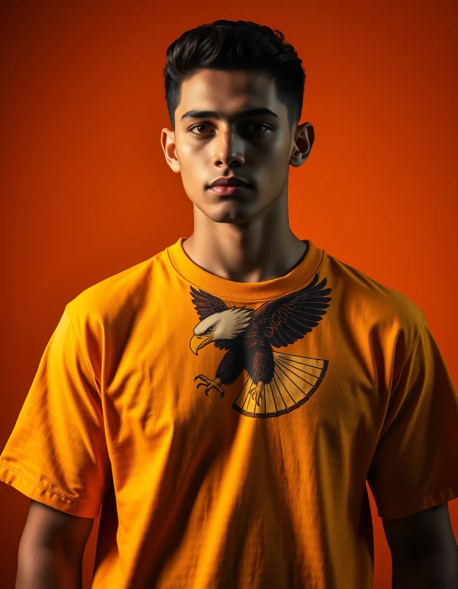 Camiseta Águila Mostaza