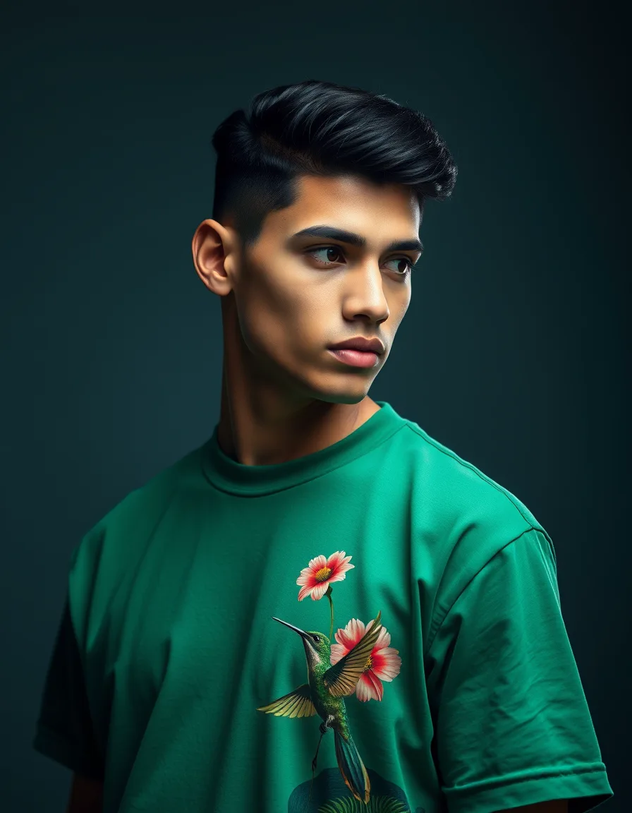 Camiseta Colibrí Verde