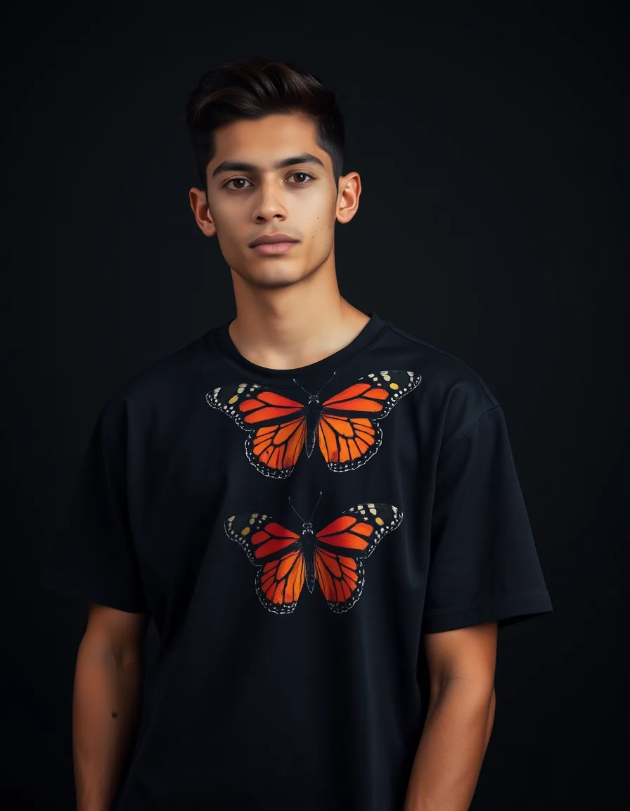 Camiseta Mariposa Negra