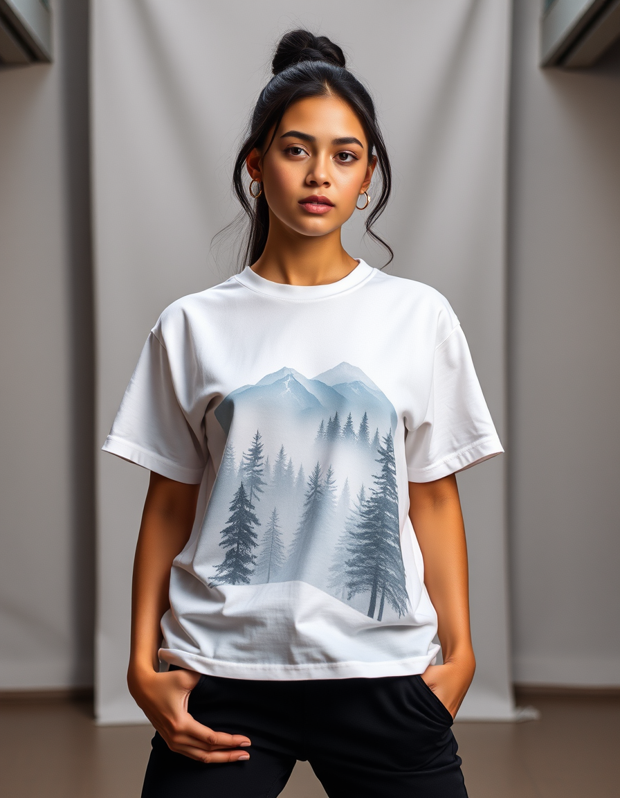 Camiseta Montaña Blanca