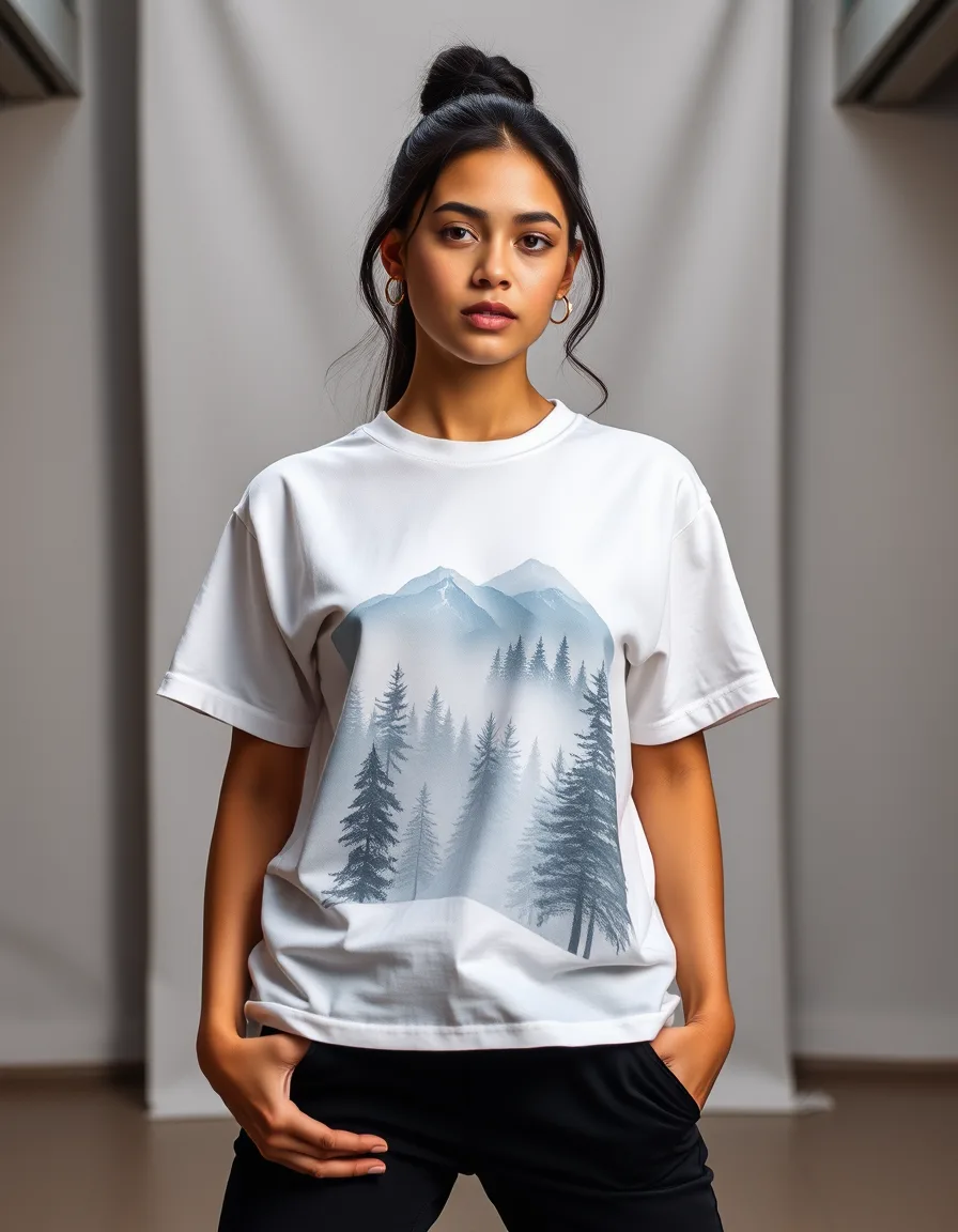 Camiseta Montaña Blanca