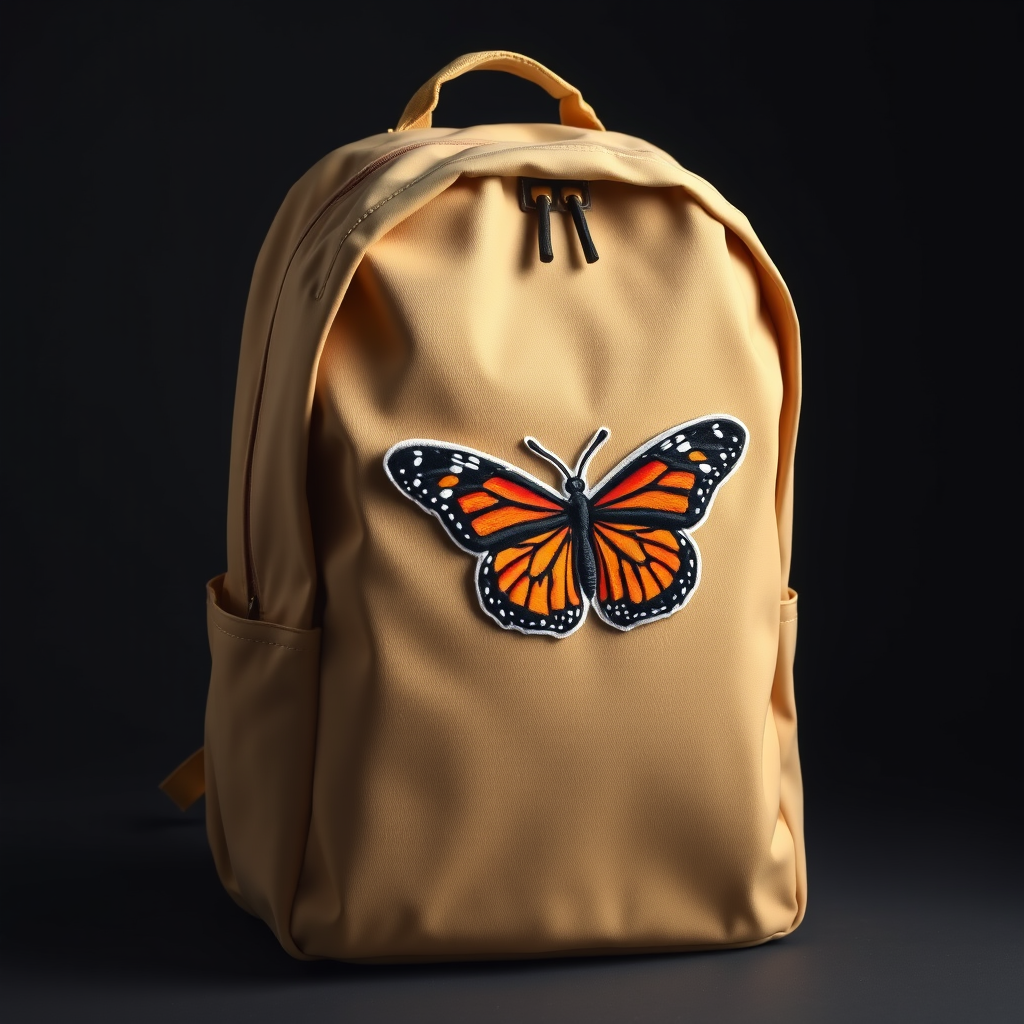 Mochila Mariposa Beige